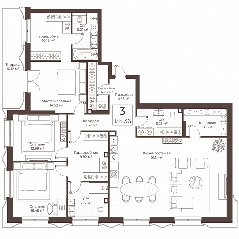 Планировка 000011391