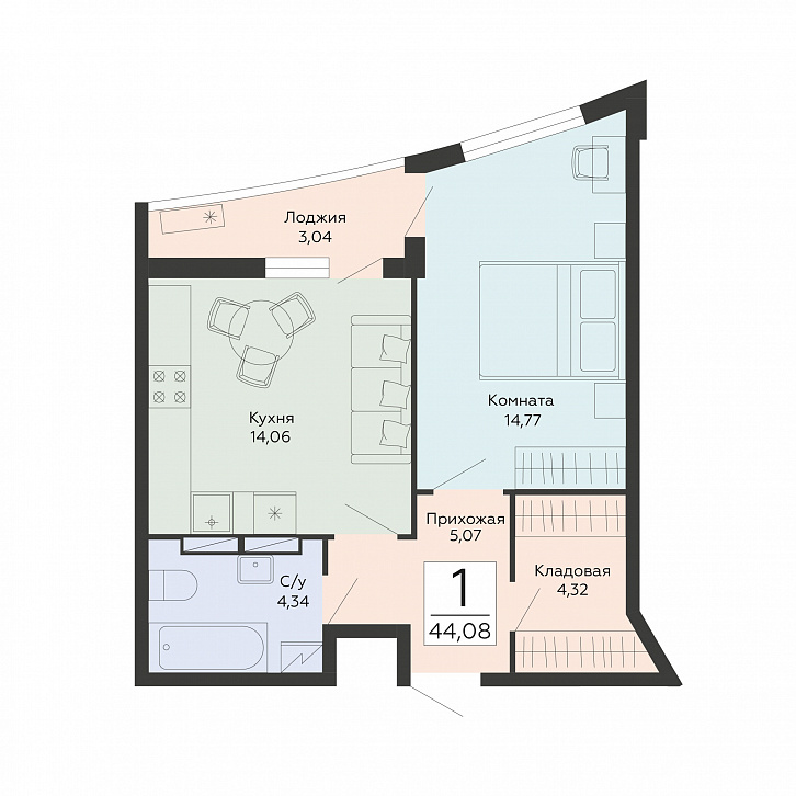 Помещение 0000048993 (Мармелад; ) планировка