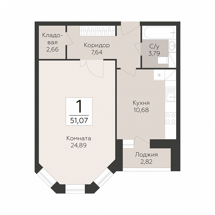 Помещение 0000051593 (Пахра Сити; МО,г. Подольск, б р Красногвардейский, д. 33А, 33Б) планировка