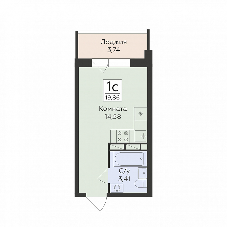 Помещение 0000042616 (Flora; ) планировка