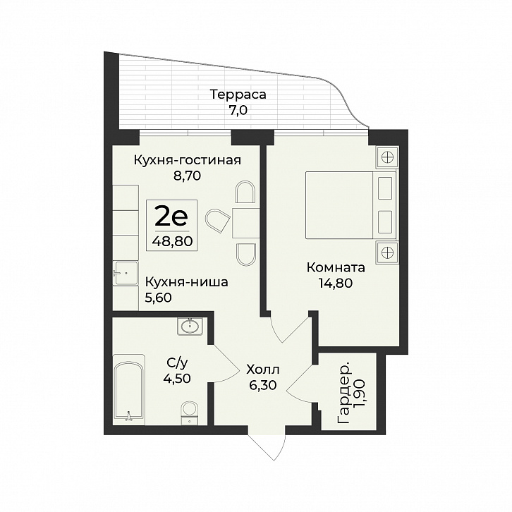 Помещение 0000046814 (Нега) планировка