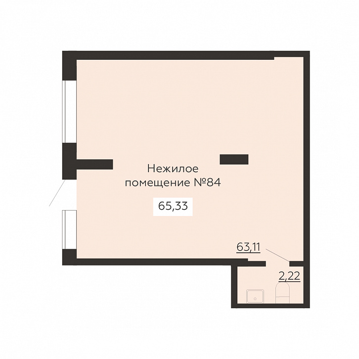 Помещение 0000020822 (Гагаринский-2) планировка