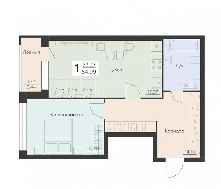 Помещение 0000035013 (Заря) планировка