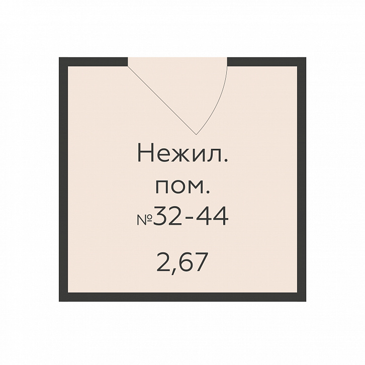 Помещение 0000042498 (Романовский; Воронеж, ул. Чапаева, 68а) планировка