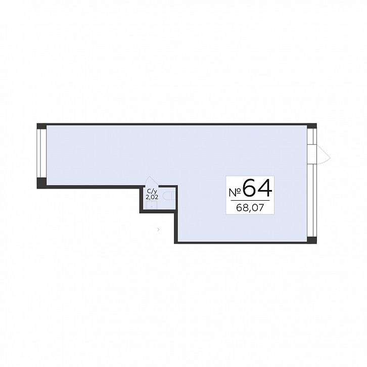 Помещение 0000048354 (Суворов-сити 2; ) планировка