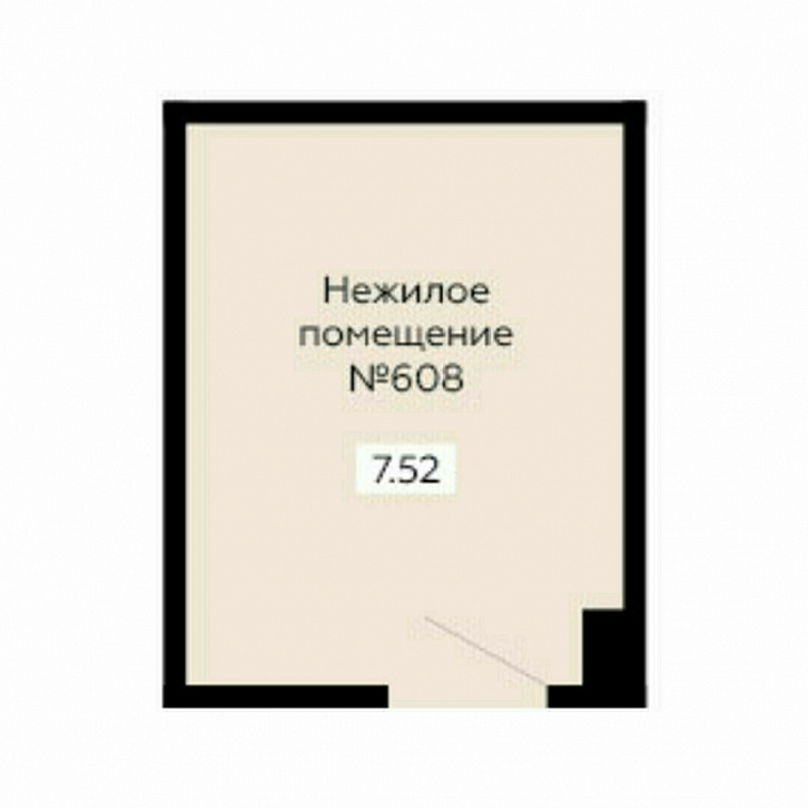 Помещение 0000006091 (Комсомольский; г. Воронеж, Солнечная , 7Д) планировка