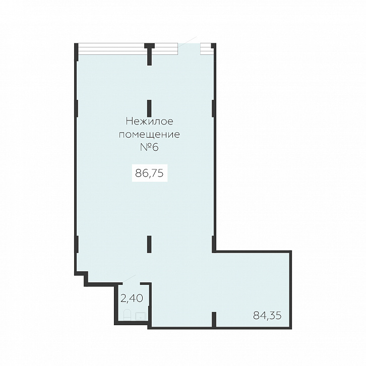 Помещение 0000029054 (Зарядье) планировка