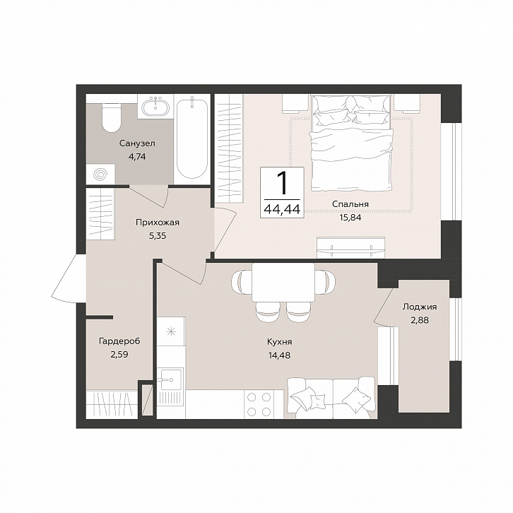 Помещение 0000050244 (Эклипс; ) планировка