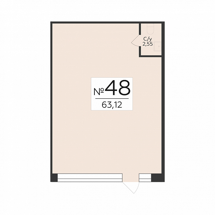 Помещение 0000048347 (Суворов-сити 2; ) планировка