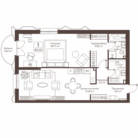 Планировка 000011336