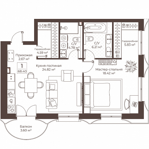 Планировка 000011374