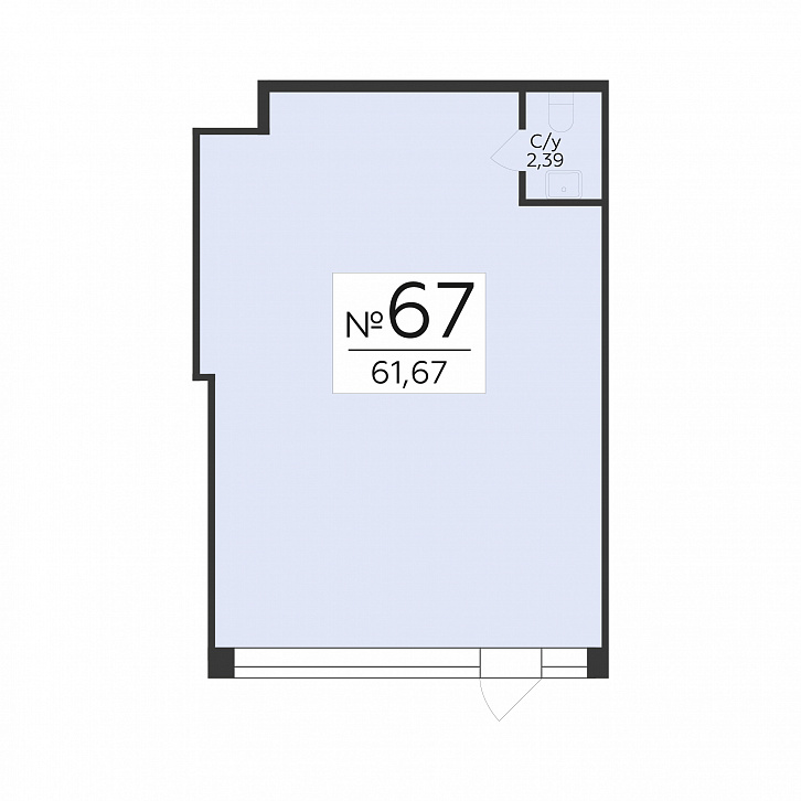 Помещение 0000048357 (Суворов-сити 2; ) планировка