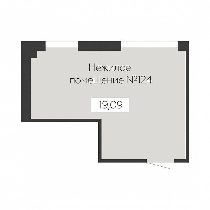 Помещение 0000038435 (Sintez; г. Воронеж, ул. Новосибирская 13б) планировка
