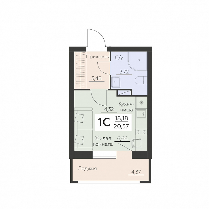 Помещение 0000035495 (Заря) планировка