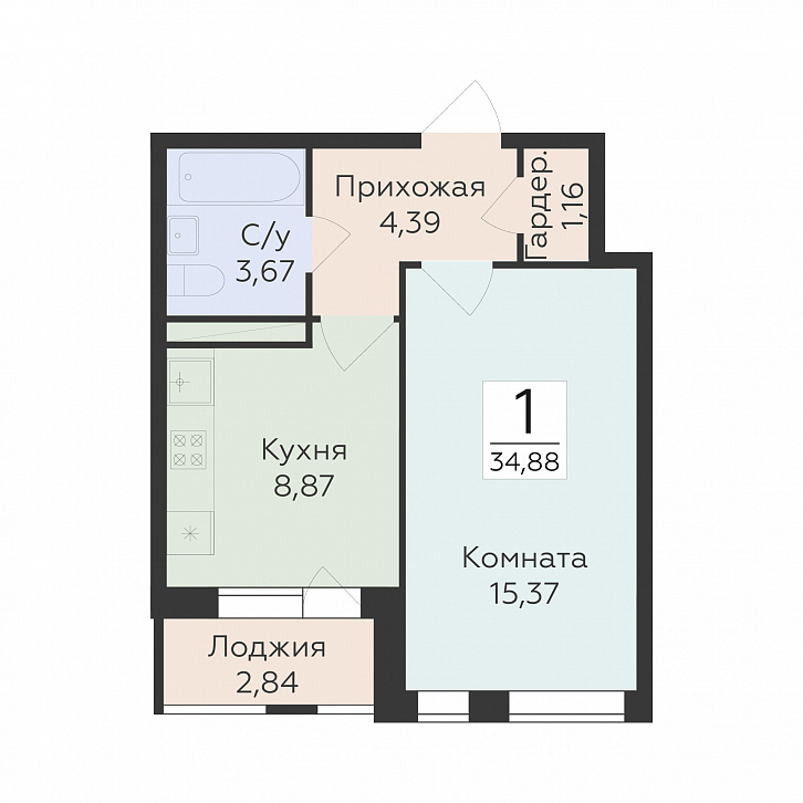 Помещение 0000027543 (Квартал 45; ) планировка
