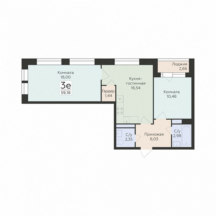 Помещение 0000042995 (Октябрьский квартал; ул. Матросова, 64а) планировка