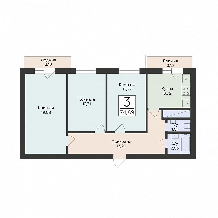 Помещение 0000047402 (Юность) планировка