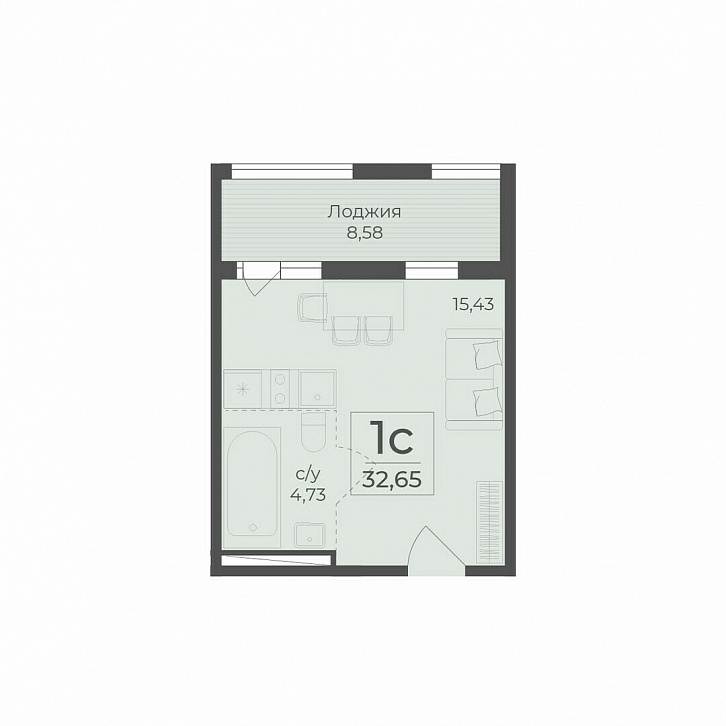 Помещение 0000036823 (Botanica; ) планировка