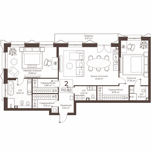 Планировка 000011382