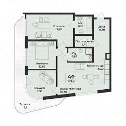 Планировка 000009736