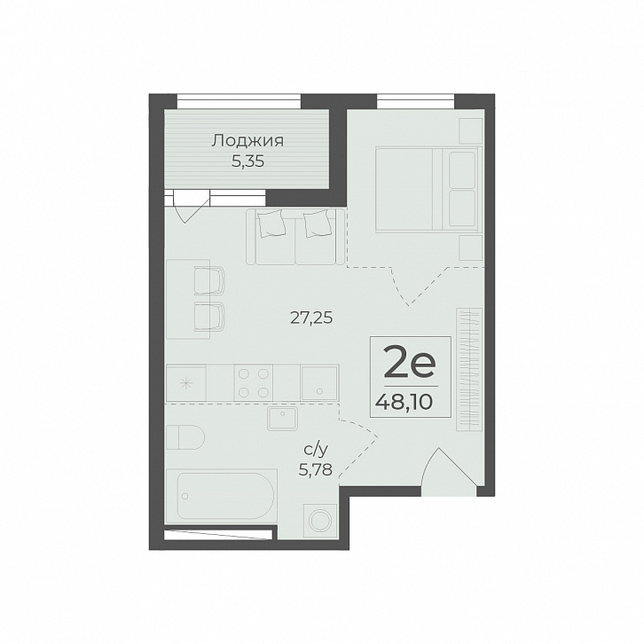 Помещение 0000036352 (Botanica; ) планировка