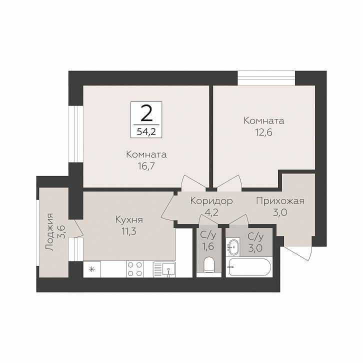 Помещение 0000051154 (Ритм; Воронежская область, г. Бутурлиновка, ул. Студенческая, 3) планировка