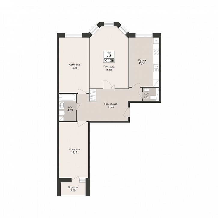 Помещение 0000051348 (Пахра Сити; МО,г. Подольск, б р Красногвардейский, д. 33А, 33Б) планировка