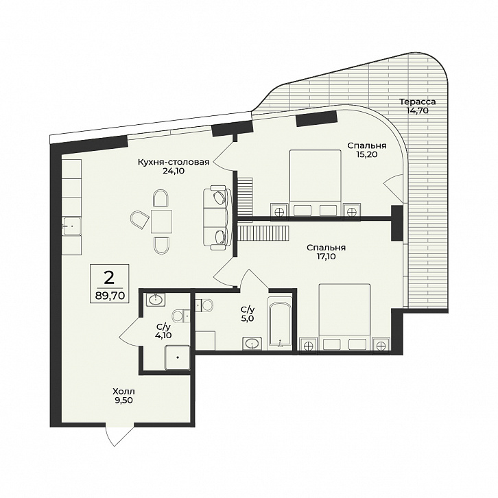 Помещение 0000050604 (Нега; ) планировка