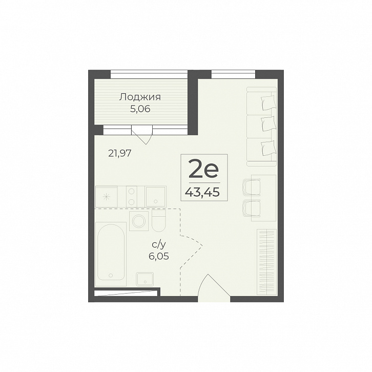 Помещение 0000036269 (Botanica; ) планировка