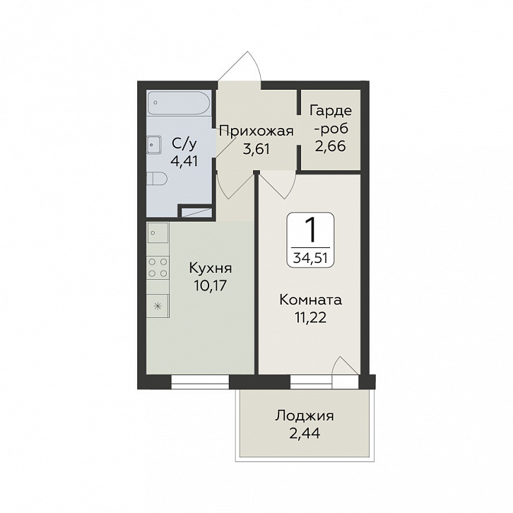 Помещение 0000038239 (Панорама юкки; ) планировка