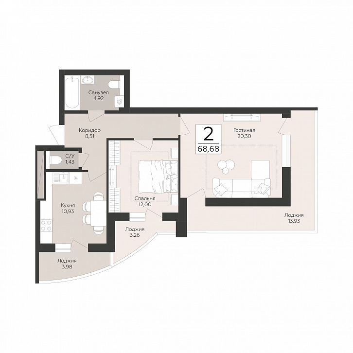 Помещение 0000050805 (Скай; ) планировка