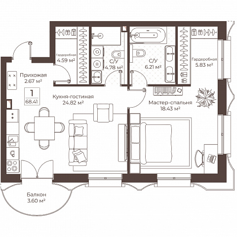 Планировка 000011375