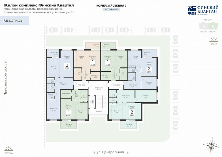 Помещение 0000037940 (Финский квартал; ) план этажа