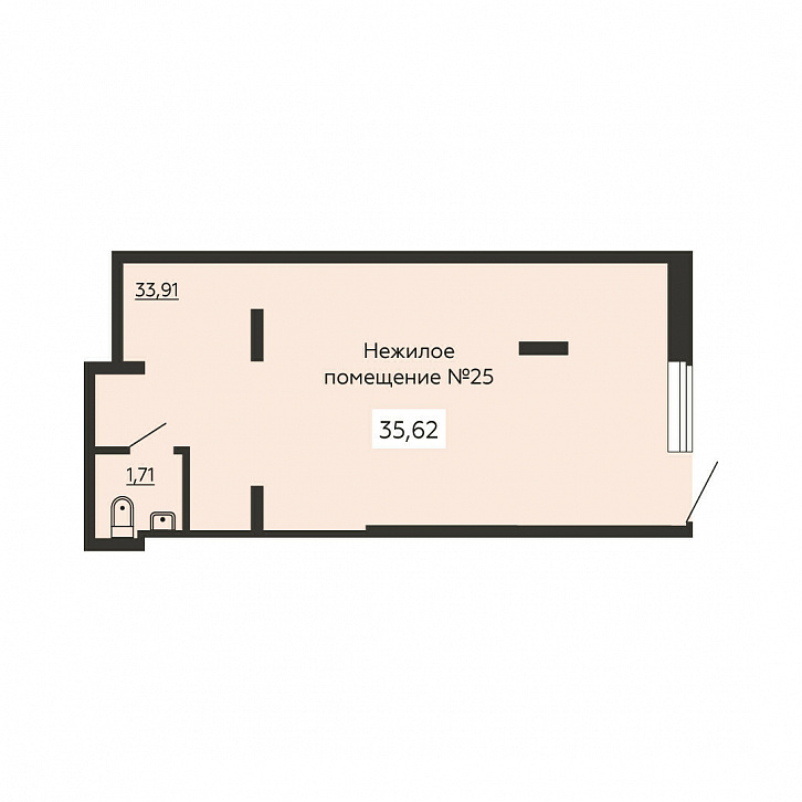 Помещение 0000015573 (Авиатор 2; ) планировка