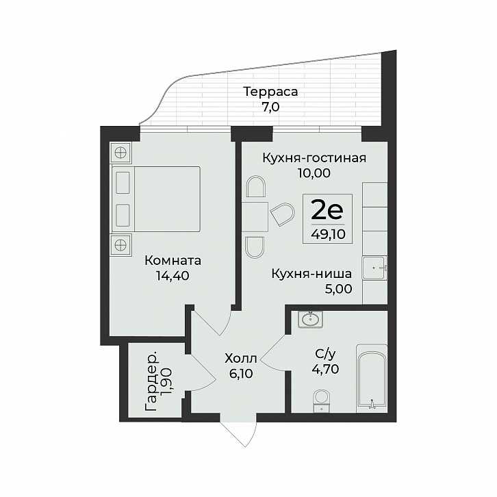 Помещение 0000046806 (Нега) планировка