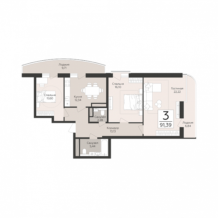Помещение 0000050811 (Скай) планировка