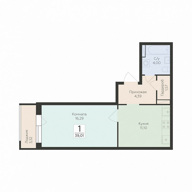 Помещение 0000042763 (Flora; ) планировка