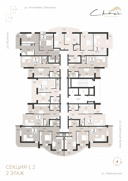 Помещение 0000050731 (Скай; Самара, ул. Советской Армии  ул.Антонова Овсеенко) план этажа