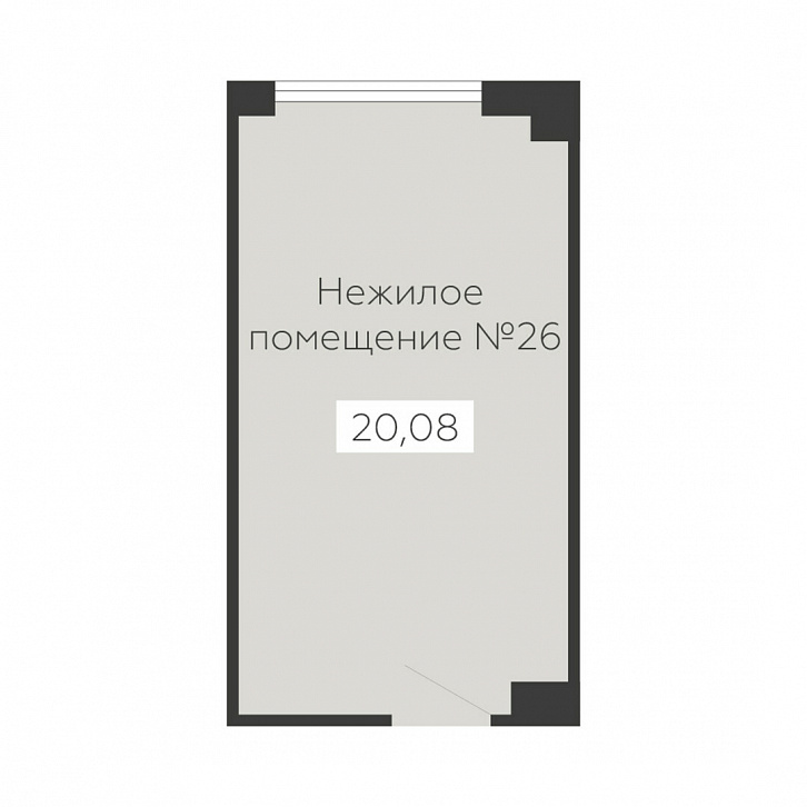 Помещение 0000036124 (SINTEZ; г. Воронеж, ул. Новосибирская 13б) планировка
