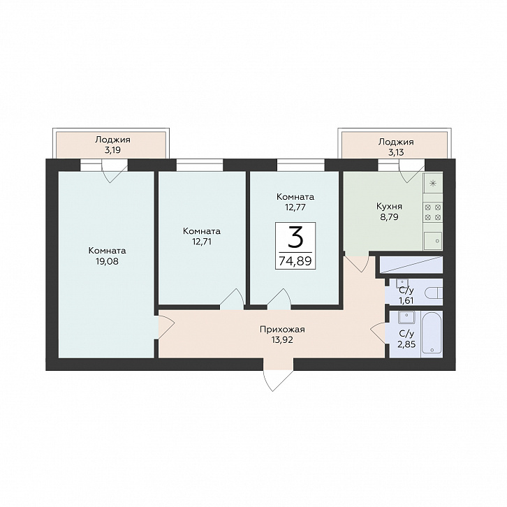 Помещение 0000047402 (Юность; ) планировка