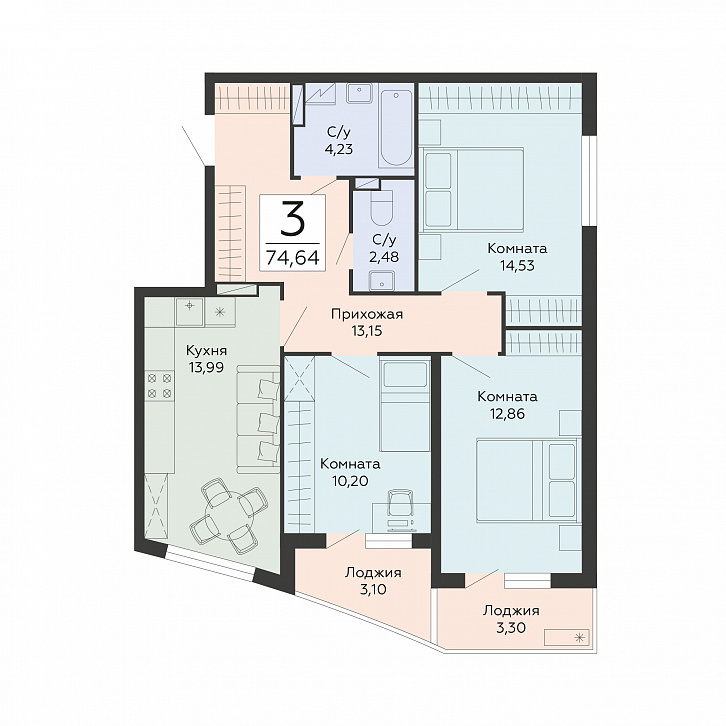 Помещение 0000049210 (Мармелад; ) планировка