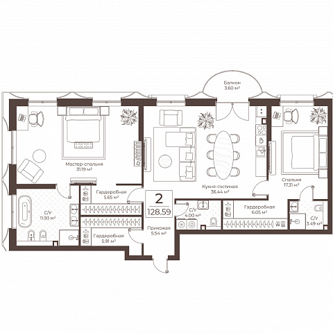 Планировка 000011389