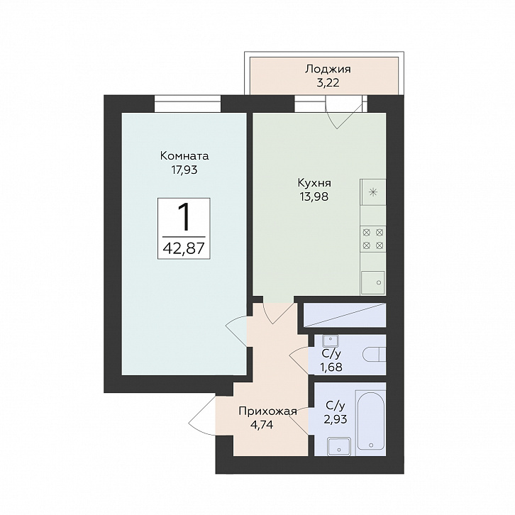 Помещение 0000047745 (Юность; ) планировка