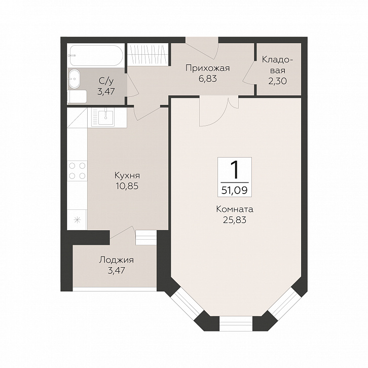 Помещение 0000051424 (Пахра Сити; МО,г. Подольск, б р Красногвардейский, д. 33А, 33Б) планировка