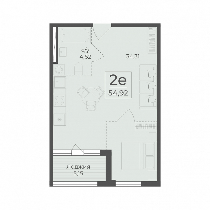 Помещение 0000036274 (Botanica; ) планировка